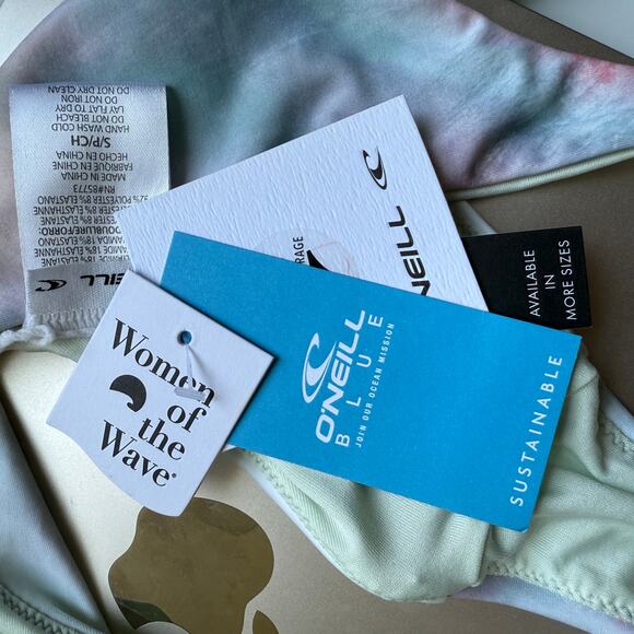 O’Neill sz S Multicolor Tie-Dye Bikini Bottom‎ Sustainable Collection NWT - Picture 5 of 8